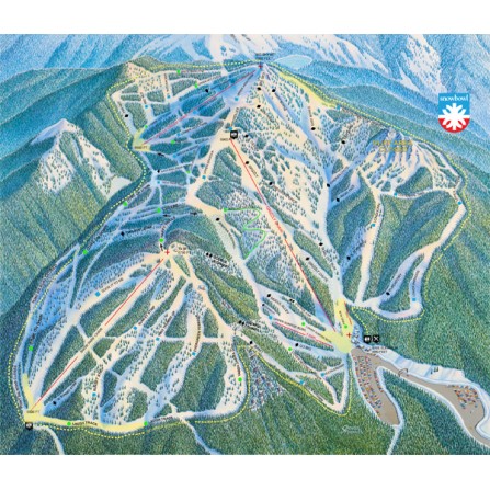 Snowbowl Trailmap Poster 2 Pack and Free Shipping